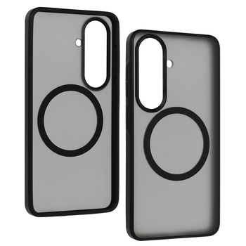Liavec Soft Case Metal Frame do Samsung Galaxy S26 czarny