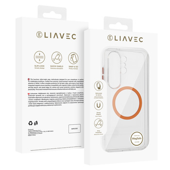 Liavec Pure Case do Samsung Galaxy S26 Ultra pomarańczowy