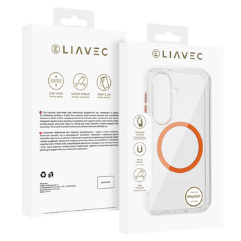 Liavec Pure Case do Samsung Galaxy S26 pomarańczowy