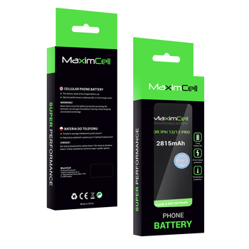 Bateria Maximcell do Iphone 12/12 Pro 2815mAh Li-poly