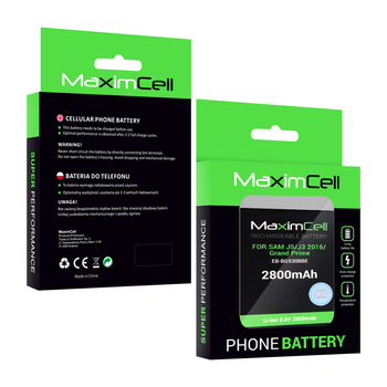 Bateria Maximcell do Samsung J500/J320 Galaxy J5/J3 2016/Grand Prime (EB-BG530BBE) 2800mAh Li-ion