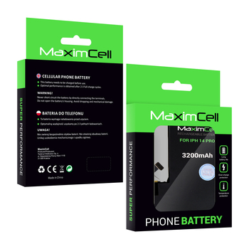 Bateria Maximcell do Iphone 14 Pro 3200mAh Li-poly