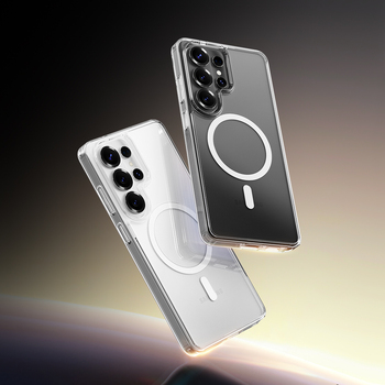 Rock Crystal Transparent Series Magnetic Case for Samsung Galaxy S26 Ultra transparent