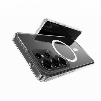 Rock Crystal Transparent Series Magnetic Case for Samsung Galaxy S26 Ultra transparent