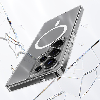Rock Etui Crystal Transparent Series Magnetic do Samsung Galaxy S26 przezroczyste