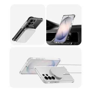 Rock Crystal Clear Magnetic Series Case for Samsung Galaxy S26 Ultra transparent