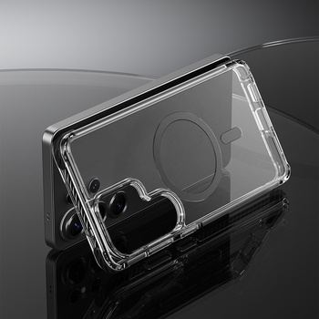 Rock Etui Crystal Clear Magnetic Series do Samsung Galaxy S26 Ultra przezroczysto-czarne
