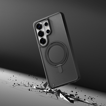 Rock Etui Rotating Stand Soft Touch Series Magnetic do Samsung Galaxy S26 Ultra czarne