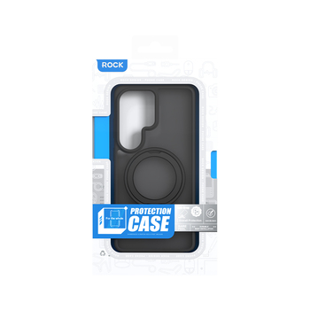 Rock Etui Rotating Stand Soft Touch Series Magnetic do Samsung Galaxy S26 Ultra czarne