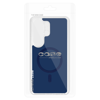 Glossy Magsafe Case do Samsung Galaxy S24 Ultra granatowy