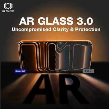 Tempered glass Tel Protect 10X AR 3.0 AntiReflective Titanium forIphone 15 Pro