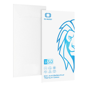 Hartowane szkło Tel Protect 10X AR 3.0 AntiReflective Titanium Glass do Iphone 15 Pro Max (koperta)