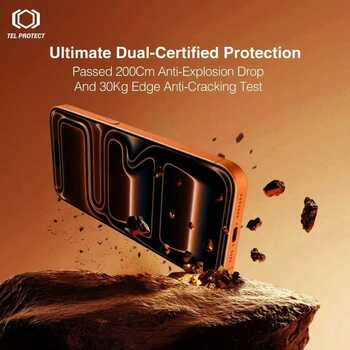 Hartowane szkło Tel Protect 10X AR 3.0 AntiReflective Titanium Glass do Samsung Galaxy S24/S25 (koperta)