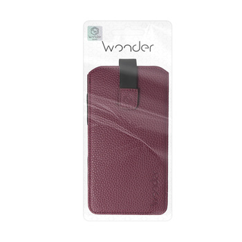 Kieszonka WONDER Flexi (ROZMIAR XXL) do Iphone 17 Pro Max/16 Pro Max/Samsung S26 Ultra/S25 Ultra/Xiaomi 15 Ultra/14 Ultra/Oppo Find X8 Ultra/Find X6 Pro/Vivo/X200 Pro/X90 Pro+/MotorolanEdge 50 Ultra/Edge 40 Pro burgundowa