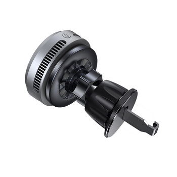 Blavec Car holder BHC-05 Qi2.2 25W magnetically detachable with induction charging and active cooling to airvent (BHC05-MWIB) black