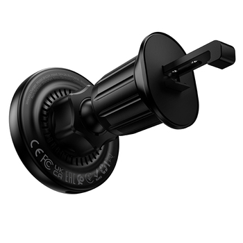 Borofone Uchwyt Samochodowy BH224 Flash magnetyczny z ładowaniem indukcyjnym na kratkę czarny