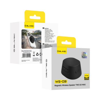 Blavec Portable Bluetooth Speaker TWS WS-03 Go Mag - 5W (WS03-B) black