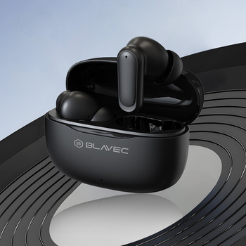 Blavec Słuchawki Bluetooth TWS BW-08 Speak AI z tłumaczeniem na żywo (BW08SA-B) czarne