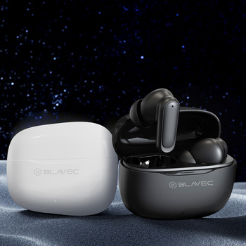 Blavec Słuchawki Bluetooth TWS BW-08 Speak AI z tłumaczeniem na żywo (BW08SA-B) czarne