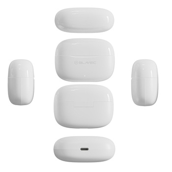 Blavec Słuchawki Bluetooth TWS BW-08 Speak AI z tłumaczeniem na żywo (BW08SA-W) białe