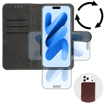 WONDER COMMON Universal Book Case (SIZE L) for Iphone 6 Plus/7 Plus/8 Plus/Xs Max/11 Pro Max/Samsung S20 FE/S21 FE/S10 Plus/A10/A32/A54/Xiaomi 12 Lite/Huawei P30 Pro brown