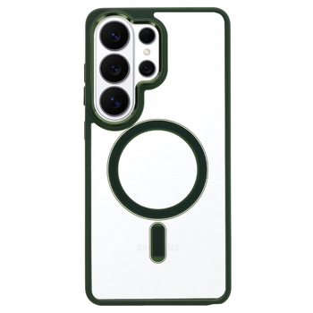 Metallic Magsafe Case do Samsung Galaxy S25 Zielony