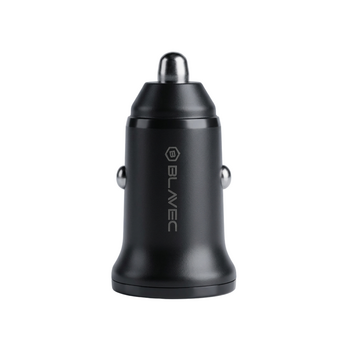 Blavec Ładowarka samochodowa BS-01B-C Road - USB + Typ C - QC 3.0 18W PD 20W z kablem Typ C na Typ C (CCBS01BCR-UCB) czarna