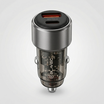 Blavec Ładowarka samochodowa BS-05B Nitro - USB + Typ C - QC 3.0 83W (CCBS05BN-UCB) czarna