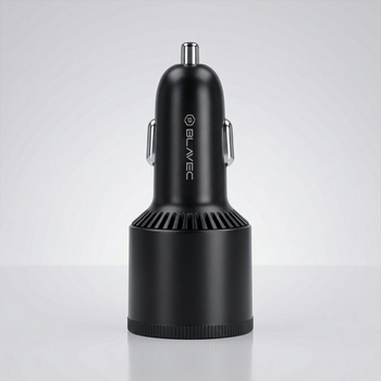 Blavec Ładowarka samochodowa BS-06D-C Trip - USB + 2xTyp C - QC 3.0 95W z kablem Typ C na Typ C (CCBS06DCQ-U2CB) czarna