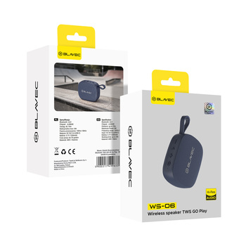 Blavec Głośnik Bezprzewodowy Bluetooth TWS WS-06 Go Play - 6W (WS06-N) granatowy