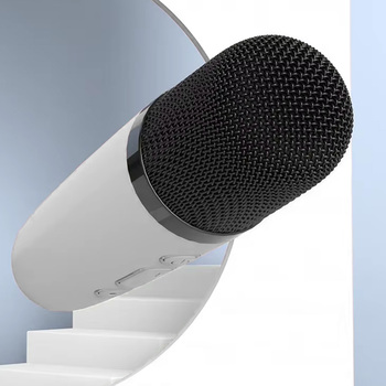 Blavec Głośnik Bezprzewodowy Bluetooth WS-07 Karaoke Party - 5W z 2 mikrofonami (WS07-2MW) biały