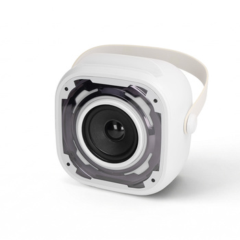 Blavec Głośnik Bezprzewodowy Bluetooth WS-08 Karaoke Idol - 8W z 2 mikrofonami (WS08-2MW) biały