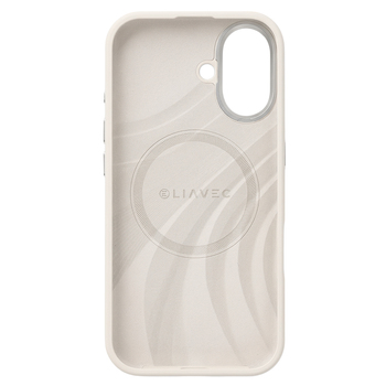 Liavec Silky Case with Metal Camera Frame do Iphone 17 beżowy