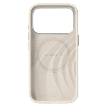 Liavec Silky Case with Metal Camera Frame do Iphone 17 Pro Max beżowy