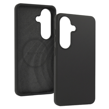 Liavec Silky Case with Metal Camera Frame do Samsung Galaxy S26 Plus czarny