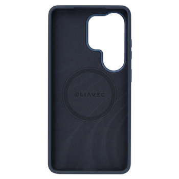 Liavec Silky Case with Metal Camera Frame for Samsung Galaxy S26 Ultra blue