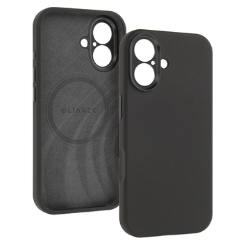 Liavec Silk Shield Case with Metal Camera Frame do Iphone 17 czarny