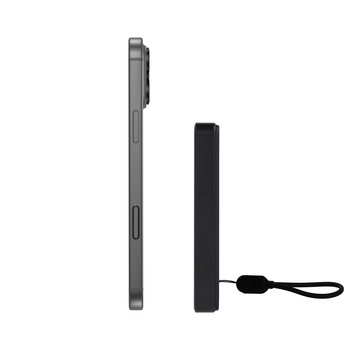 Blavec Power Bank 10000mAh BJ-03 Slim 13,5mm - Typ C - 22,5W magnetyczny indukcyjny Magsafe 3 w 1 (PBBJ03-MC10B) czarny aluminium