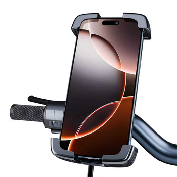 Blavec Uchwyt Rowerowy/Motocyklowy BVC-01 Velo to handlebar with induction charging and shock absorbtion (BVC01-ICSAHB) black