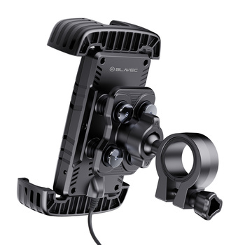 Blavec Uchwyt Rowerowy/Motocyklowy BVC-01 Velo to handlebar with induction charging and shock absorbtion (BVC01-ICSAHB) black