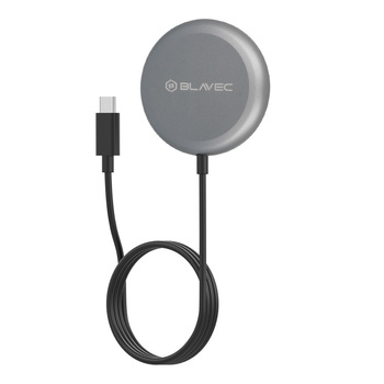 Blavec Ładowarka indukcyjna BQI-03 Qi2 15W magnetyczna Magsafe (BQI03-QI2MB) czarna (uszkodzone opakowanie)