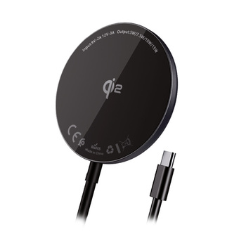 Blavec Ładowarka indukcyjna BQI-03 Qi2 15W magnetyczna Magsafe (BQI03-QI2MB) czarna (uszkodzone opakowanie)