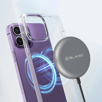 Blavec Ładowarka indukcyjna BQI-03 Qi2 15W magnetyczna Magsafe (BQI03-QI2MB) czarna (uszkodzone opakowanie)