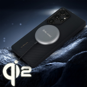 Blavec Ładowarka indukcyjna BQI-03 Qi2 15W magnetyczna Magsafe (BQI03-QI2MB) czarna (uszkodzone opakowanie)