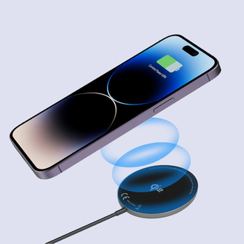 Blavec Ładowarka indukcyjna BQI-03 Qi2 15W magnetyczna Magsafe (BQI03-QI2MB) czarna (uszkodzone opakowanie)