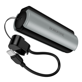 Borofone Power Bank 5000mAh BJ87 Star - Typ C - with flashlight black