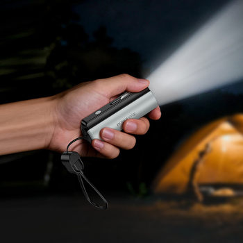 Borofone Power Bank 5000mAh BJ87 Star - Typ C - with flashlight black