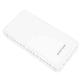 Borofone Power Bank 20000mAh BJ88A Clever - 2xUSB - biały