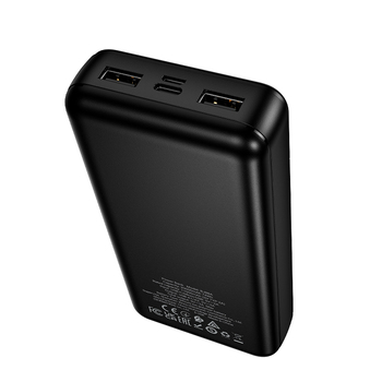 Borofone Power Bank 20000mAh BJ88A Clever - 2xUSB - czarny