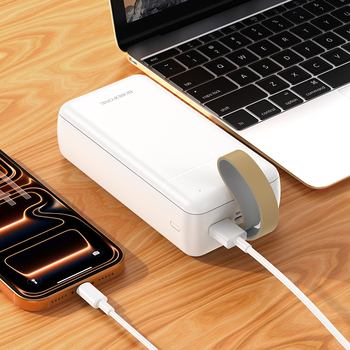 Borofone Power Bank 30000mAh BJ88B Clever - 2xUSB - biały